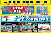 139 $200 - JB Hi-Fi · JB_AU_APR_6_PP2 440(D) x 289(W)mm FINAL 2 ^Discounts apply to most recent previous ticketed/advertised price. Products may have sold below ticketed price in