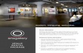 modern. intriguing. seductive. - Arta Galleryartagallery.ca/assets/pdf/Arta Sales Package.pdf · Nestled in the Distillery Historic District Arta Gallery is a unique and intriguing