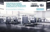 DESICCANT AIR DRYERS FOR SUPERIOR PRODUCTIVITY - Atlas … · Atlas Copco's desiccant dryers protect your systems and processes by producing superior dry compressed air in a reliable