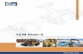 CEJN Multi-X - Acess Benelux · cEJN Multi-X is a range of innovative, easy to handle, multi-plates designed to meet and exceed the demands of even the most challenging mobile hydraulic
