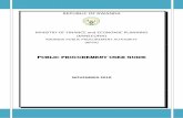 PUBLIC PROCUREMENT USER GUIDE - RPPA Instruments... · Republic of Rwanda - Public Procurement User Guide Page v of 141 Foreword As part of public financial management reform, the
