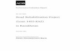 Performance Evaluation Report - OECD · Performance Evaluation Report PPE: KAZ 28403 Road Rehabilitation Project (Loan 1455-KAZ) in Kazakhstan ... NOTE In this report, “$” refers