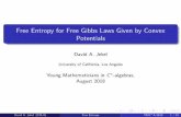 Free Entropy for Free Gibbs Laws Given by Convex Potentialsdavidjekel/YMC_A_Free_Entropy_Talk.pdfWe will discuss Voiculescu’s free entropy of a non-commutative law of an m-tuple.