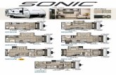 Travel Trailers - RVUSA.com RV_Sonic.pdf985 N 900 W • Shipshewana, IN 46565 Due to continual research and advances, manufacturer reserves the right to change specifications, design,