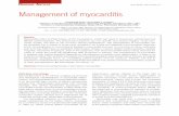 Management of myocarditis - Heart and MetabolismAvoidance of competitive athletics is recom-mended in all patients with myocarditis and myo-pericarditis for at least 6 months. Return