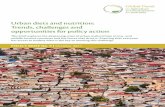 Urban diets and nutrition: Trends, challenges and ... · Urban diets and nutrition: Trends, challenges and opportunities for policy action POLICY BRIEF No. 9 | October 2017 This brief