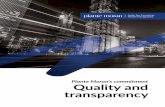 Plante Moran’s commitment Quality and transparency...1 Plante Moran A MESSAGE FROM FIRM MANAGING PARTNER Jim Proppe Welcome to Plante Moran’s report on audit quality and transparency.