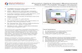Precision Optical Oxygen Measurement PSC3-OXY Portable ... · PSC3-OXY Portable Oxygen Analyzer Barben Analytical reserves the right to make technical changes or modify the contents
