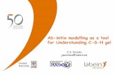 Ab-initio modelling as a tool for Understanding C-S-H gelmmsconferencing.com/nanoc/presentations/jorgesanchezdolado1.pdf · ® Unidad Asociada CENTRO DE APLICACIONES DE NANOMATERIALES