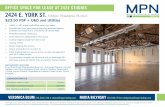 OFFICE SPACE FOR LEASE AT 2424 STUDIOS MPN 2424 E. …...Square, Loco Pez, Medusa’s Pizza, Andy’s Chicken, Reanimator Coffee, Planet Fitness, Philadelphia Federal Credit Union,