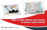 Find a Great World Map Mural at World Maps Online