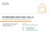 HYDROGEN AND FUEL CELLS International Meeting/The...HYDROGEN AND FUEL CELLS AN UPDATE FROM EUROPE, INCLUDING THE UK CONTACT: Cate Lyon | Analyst | Gas Heating Service Email: cate.lyon@delta-ee.com