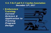 U.S. T-&-F and X-C Coaches Association - USTFCCCAustfccca.org/assets/symposiums/2017/Messer-Jeff-2017.pdfU.S. T-&-F and X-C Coaches Association: December 13 th, 2017 • Endurance
