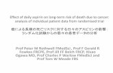 Effect of daily aspirin on long-term risk of death due …donner.ps.toyaku.ac.jp/d1c_st/d1c/アスピリンと癌...Effect of daily aspirin on long-term risk of death due to cancer: