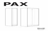 PAX - IKEA · 2019-06-09 · 2 AA-1289393-6 ENGLISH Important information Read carefully Keep this information for further reference WARNING Serious or fatal crushing injuries can