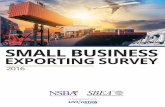 SMALL BUSINESS · 2017-11-21 · NSBA and the Small Business Exporters Association (SBEA), the international trade arm of NSBA, have more than 100 combined years in advocating for