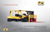 IC COUNTERBALANCED LIFT TRUCKS - Forkliftcenter · 2018-05-04 · FORTENS H2.0FT, H2.5FT, H3.0FT, H3.5FT H2.0FT H2.0FT H2.5FT H2.5FT Fortens Fortens Fortens Fortens Yanmar 2.6L Mazda