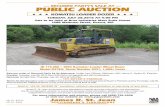 PUBLIC AUCTION - JSJAuctioneers ONE-PAGE for Dozer.pdf★★★KOMATSU LOADER DOZER ★★★ TUESDAY, JULY 28,2015 AT 4:00 PM Sale to be held at Brox Industries Main Scale House 1480