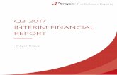 Q2 2017 Financial Report - Crayon Group · 2017-11-21 · contract renewals being skewed towards Q2 and Q4, year-end campaigns by key vendors and less available working days in the