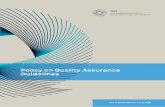 Policy on Quality Assurance Guidelines - QQI on Quality Assurance Guidelines.pdf · Policy On Quality Assurance Guidelines 4 POLICY 4.1 Quality Assurance in Education and Training