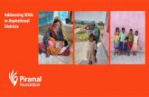 Addressing SDGs in Aspirational Districtsmpplanningcommission.gov.in/sdg_doc/session2/Piramal-Group.pdf · from the traditional staff nurse, GNM/ ANM schools • There still needs
