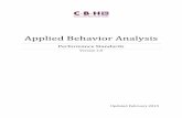 Applied Behavior Analysis - CBH...Applied Behavior Analysis (ABA) refers to the scientific discipline and profession aimed at promoting socially significant changes in human behavior.1