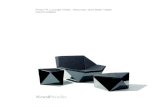 Prism Lounge Chair, Ottoman and Side Table David Adjaye · Chair, Ottoman and Side Table explore monumental form through faceted geometries. Both sculptural and architectural in concept,