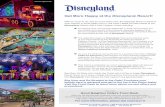 Get More Happy at the Disneyland Resort! · PDF file Good Neighbor Hotel's Front Desk, where you can purchase park admission tickets and current promotional offers. Your Front Desk
