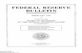 Federal Reserve Bulletin February 1936 - St. Louis Fed · 2018-11-06 · FEDERAL RESERVE BULLETIN VOL. 22 FEBRUARY 1936 No. 2 REVIEW OF THE MONTH On January 27, 1936, the President