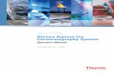 Thermo Scientific Dionex Aquion Ion Chromatography System · PDF file This manual provides instructions for the operation of the Thermo Scientific™ Dionex™ Aquion Ion Chromatography