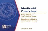 Medicaid Overview - Texas · Key Budget Drivers •HHSC projects caseloads to increase by about 1 percent each year of the biennium for Medicaid and 4.5 percent for CHIP •Acute