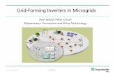 Grid-Forming Inverters in Microgridsmicrogrid-symposiums.org/wp-content/uploads/2017/... · Grid-Forming Inverters in Microgrids Introduction A high penetration of grid-forming inverters