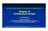 Chapter 10 Architectural Design - ocw.usu.ac.idocw.usu.ac.id/course/download/419-REKAYASA...Chapter 10 Architectural Design These courseware materials are to be used in conjunction
