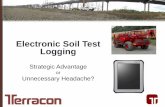 Electronic Soil Test Logging - Iowa State University...reports for distribution. •Terracon’s Client Document Web Site allows for designated and approved members of the project