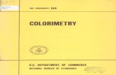 COLORIMETRY - The Eye Archive...Colorimetry* I. Nimeroff National Bureau of Standards Washington, D.C. 20234 The definition of color, as a characteristic of light, and the basic principles