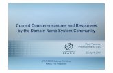 Current Counter-measures and Responses by the …1 Current Counter-measures and Responses by the Domain Name System Community Paul Twomey President and CEO 22 April 2007 APEC-OECD