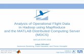 Analysis of Operational Flight Data in Hadoop using ... · MATLAB EXPO 2016 May 10th, 2016 MATLAB Distributed Computing Server (MDCS) • MDCS lets you run computationally intensive