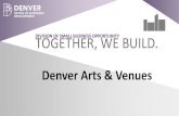 Denver Arts & Venues - 4Qtr_2016_Master...Denver Arts & Venues – The Next Stage. Denver Arts & Venues – The Next Stage. Denver Arts & Venues – The Next Stage ... waffle slab.