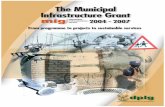 The Municipal Infrastructure Grant - THE MUNICIPAL INFRASTRUCTURE GRANT (MIG) 2004 - 20073 Foreword
