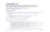 Key Management Interoperability Protocol Specification ...docs.oasis-open.org/kmip/spec/v1.4/csprd01/kmip-spec-v1.4-csprd01.pdf · This document was last revised or approved by the