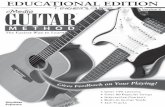 EDUCATIONAL EDITION · 2018-03-01 · eMedia Guitar Method guides students through step-by-step lessons that range from the basics, such as stringing the guitar and playing simple