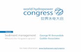 Session - International Hydropower Association · RESERVOIR SEDIMENTATION MANAGEMENT –Global Overview & Policy Implications Focused on FAIRNESS BETWEEN GENERATIONS Environmental