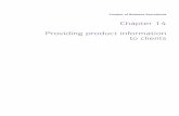 Chapter 14 Providing product information to clients · COBS 14 : Providing product Section 14.2 : Providing product information information to clients to clients 14 COBS 14/4 Release