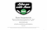 Ikon Suspension...76 Series 36 / 3610 or 76 / 7610 7610-SP8 7610-SP14 7610-SP15 7610-SP16 7610-SP17 3214/ 7613/ 7614 Ikon Basix Chrome body, spring and cap Black body and spring