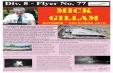 Div. 8 Flyer No. 77 MICK GILLAM Paving the way for …...partner ibie r e Sa ssible ache oximate ver ople me o isability ncil e u nsu u rvices, infrastructure o sive and ssible o veryone