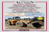 CONSTRUCTION EQUIPMENT • • EXCAVATORS • LOADERS • …day 1 • 58 (us route 202), rindge, new hampshire day 1 • wednesday, october 4th at 10:30 a.m. aaron posnik ma auc.