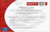  · 2016-06-07 · BUREAU VERITAS Certification 7828 MIKROPEK d.o.o. JOVANA BIJELléA 7i BANJA LUKA, BOSNA HERCEGOVINA Bureau Veritas Certification potvrduje da je proveden audit