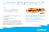 Kraft Foods relies on industrial heat pump for sustainable ......Kraft Foods plant in Davenport, Iowa. Challenge The Kraft Foods plant in Davenport, Iowa, made significant investments