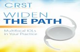 Cataract & Refractive Surgery Today WIDEN THE PATH Cataract & Refractive Surgery Today April 2016 WIDEN