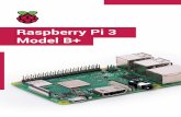 Raspberry Pi 3 Model B+eleparts.co.kr/data/_gextends/good-pdf/201803/good-pdf... · 2018-03-21 · 1 Raspberry Pi 3 Model B+ raspberrypi.org Overview The Raspberry Pi 3 Model B+ is